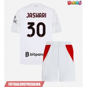 Lacne Dětský Futbalové dres AC Milan Ardon Jashari #30 2026-27 Krátky Rukáv - Preč (+ trenírky)